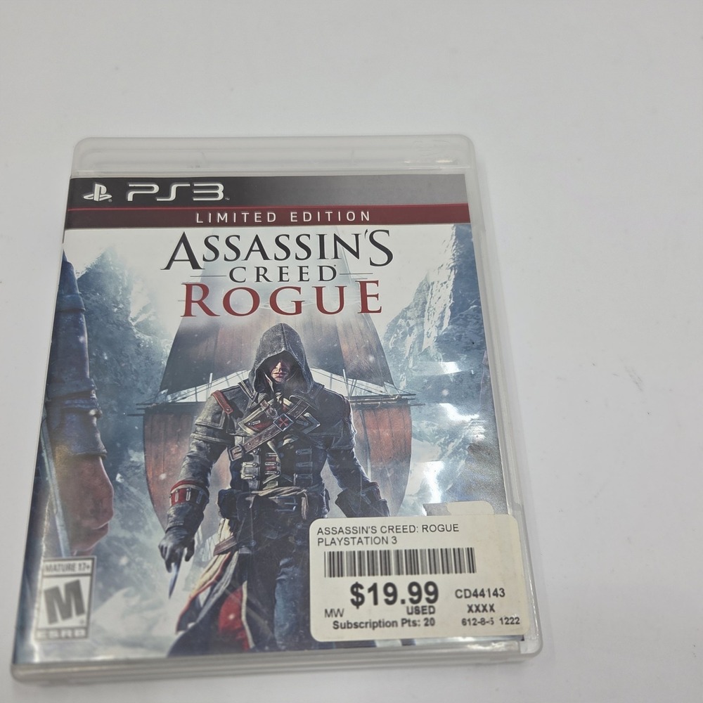 Assassin's Creed Rogue Limited‎ Edition PS3 PlayStation 3 Game